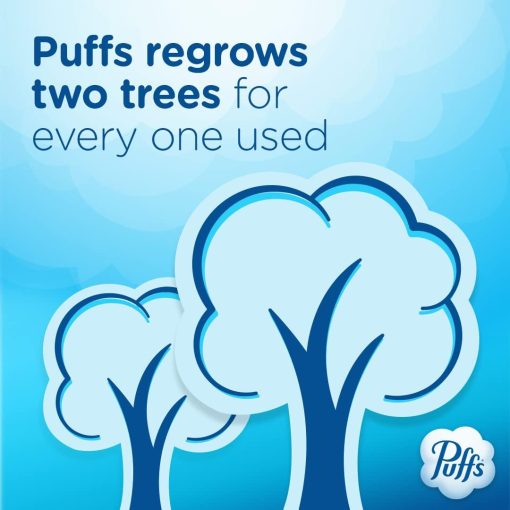Puffs Plus Lotion With The Scent Of Vicks Facial Tissues, 24 Cube Boxes (48 Tissues per Box) - Image 8