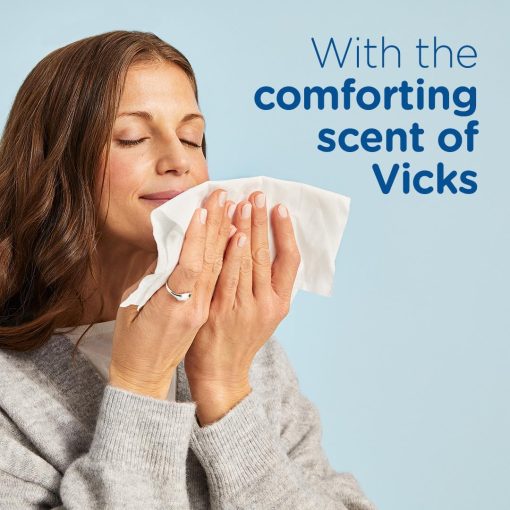 Puffs Plus Lotion With The Scent Of Vicks Facial Tissues, 24 Cube Boxes (48 Tissues per Box) - Image 7